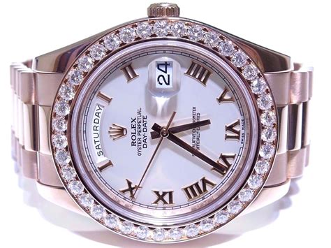 rolex day-date diamonds rose gold|rolex presidential rose gold price.